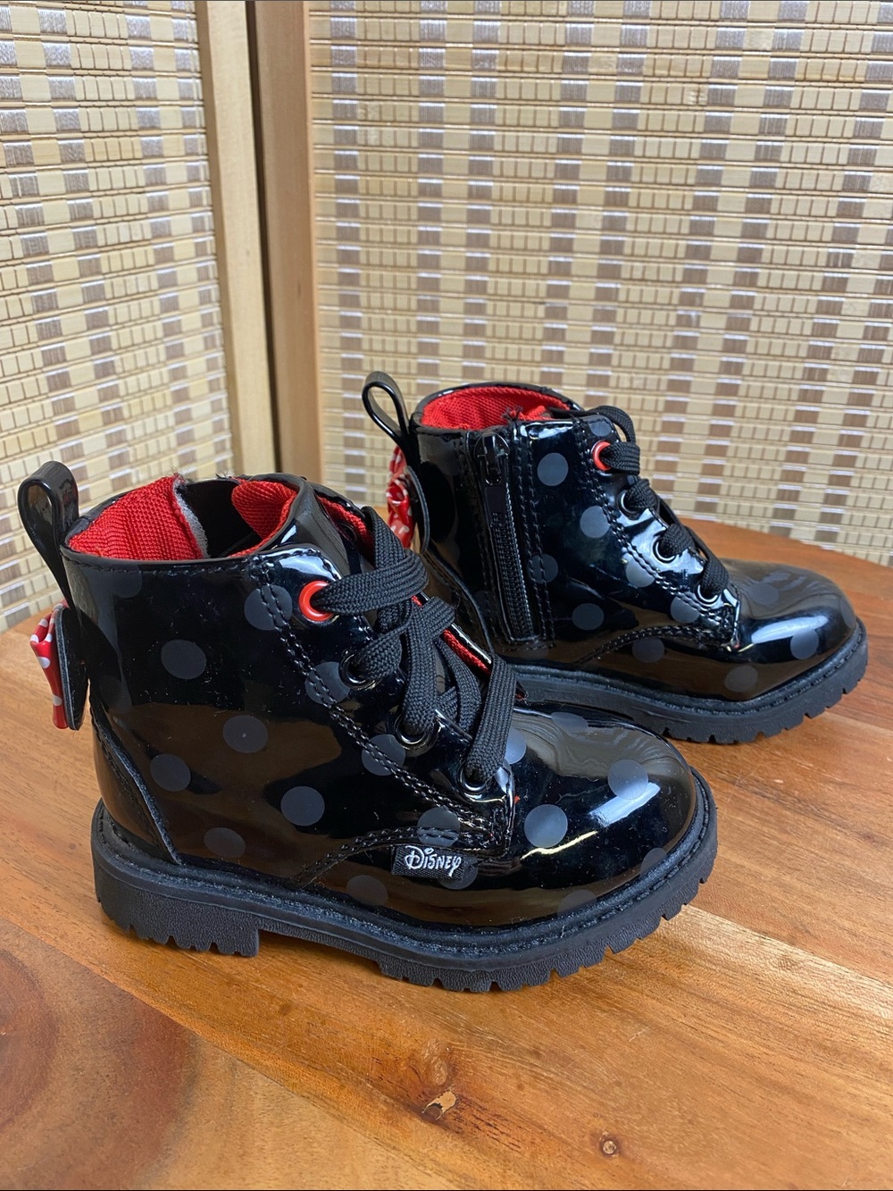 Tucker & Tate Toddler 6 Minnie Mouse Combat Boots